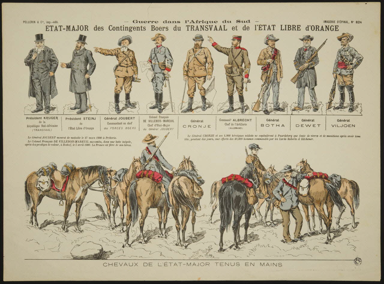 Pellerin suite de figures (9x3) - Guerre dans l'Afrique du Sud - Lorraine, France 1899-1938 1938.25.62 Photo