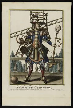 L'armessin Nicolas de imagerie ancienne Habit de Tourneur Paris 1650-1725 1938.26.1 Photo
