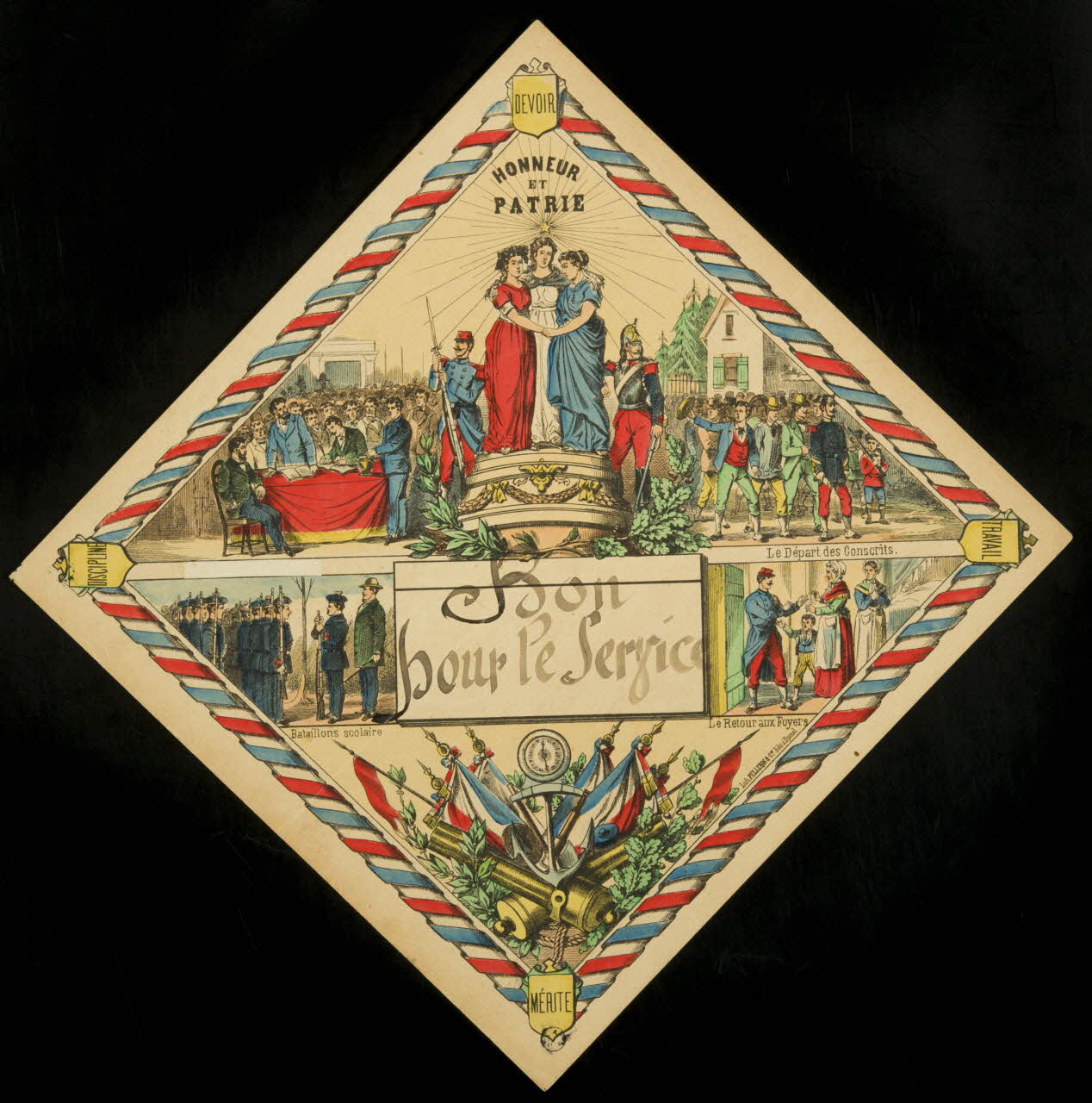 Pellerin numéro de conscrit Numéro de conscrit Lorraine, France 1875-1914 1938.27.7 Photo