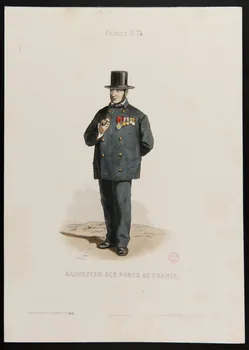 Geoffroy ; Moine ; Ancienne Maison Aubert partie d'un ensemble d'estampes SAUVETEUR DES PORTS DE FRANCE. Paris 1850-1863 1938.6.10  Photo