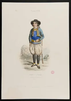 Lallemand Armand Joseph ; Moine ; Ancienne Maison Aubert partie d'un ensemble d'estampes PONT-L'ABBE Paris 1850-1863 1938.6.11 Photo