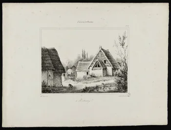 Godefroy Engelmann ; Galot Théodore Alphonse (d'a estampe Environs de Chartres.  à Fontenay. Paris 1837-1839 1938.6.114 Photo