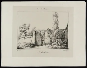 Godefroy Engelmann ; Galot Théodore Alphonse (d'a estampe Environs de Gaillardon.  A Bailleaulet. Paris 1816-1839 1938.6.119 Photo