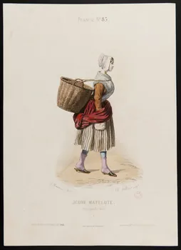 Portier de Beaulieu Adolphe Louis ; Maurice C. ; Moine partie d'un ensemble d'estampes JEUNE MATELOTE. Paris 1850-1863 1938.6.35 Photo