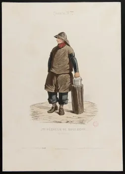 Paquien Ch. ; Maurice C. ; Moine ; Ancienne Maison Aub partie d'un ensemble d'estampes JNE. PÊCHEUR DE BOULOGNE. Paris 1850-1863 1938.6.37 Photo