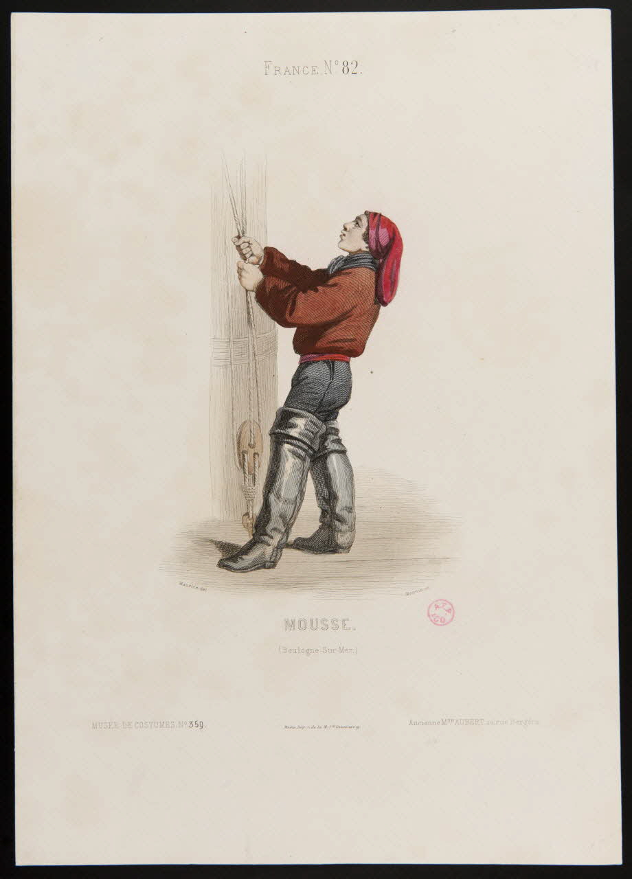 Monnin ; Maurice C. ; Moine ; Ancienne Maison Aubert partie d'un ensemble d'estampes MOUSSE. Paris 1850-1863 1938.6.39 Photo
