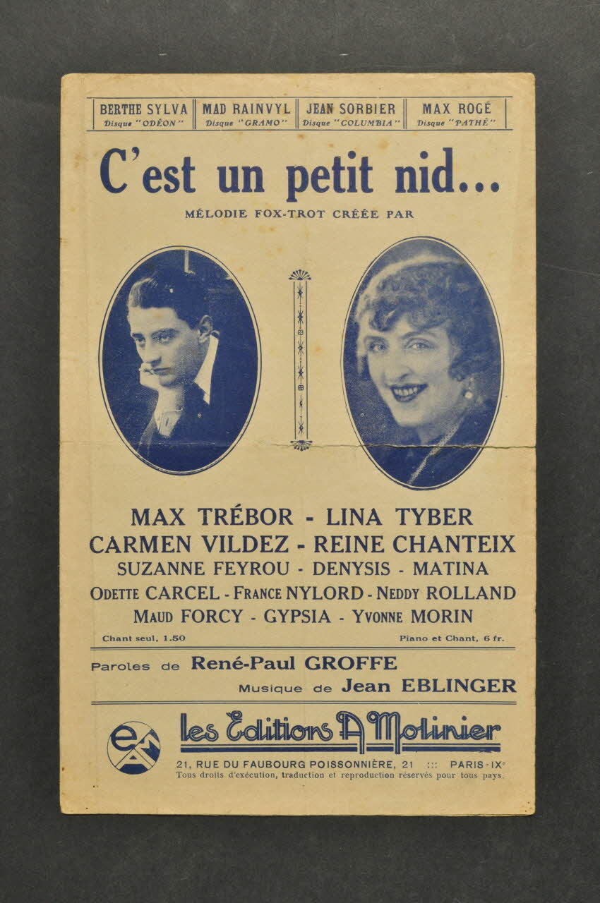 partition de musique petit format 1967.179.154 Photo Mucem