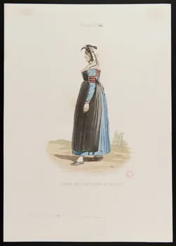Ferdinand ; Maurice C. ; Moine ; Ancienne Maison Auber partie d'un ensemble d'estampes FEMME DES ENVIRONS DE MACON. Paris 1850-1863 1938.6.68 Photo