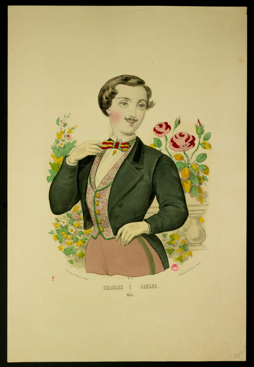 François Pellerin estampe CHARLES CARLOS Lorraine, France 1850 1938.6.86 Photo