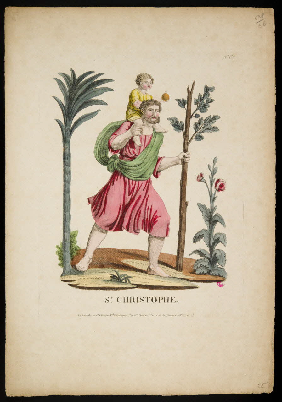 Chéreau Veuve ; Matrat ; Chéreau estampe ST. CHRISTOPHE. Paris 1810-1819 1938.6.90 Photo