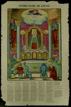 François Pellerin estampe NOTRE-DAME DE LIESSE. Lorraine, France 1837 1938.6.91 Photo
