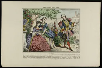 Léonce Schérer ; Pellerin ; François Pellerin suite CAMILLE OU LE SOUTERRAIN  N° 1.  LA RENCONTRE. Lorraine, France 1874 1938.8.22 Photo