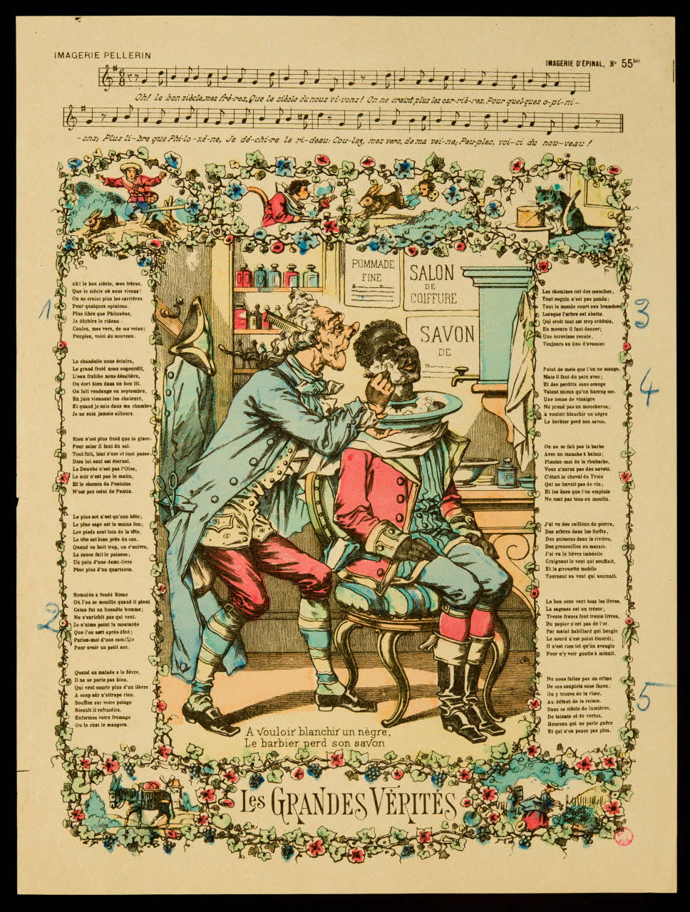 Pellerin ; François Pellerin estampe Les GRANDES VERITES Lorraine, France 1895 1938.8.5 Photo