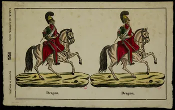Henri Désiré Porret ; Jean-Baptiste Castiaux ; Simon-François Blocquel imagerie ancienne Dragon. Lille 1809-1837 1938.9.17 Photo