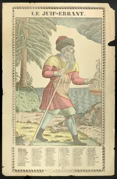 François Georgin ; Pellerin estampe LE JUIF-ERRANT. Lorraine, France 1837 1938.9.24 Photo