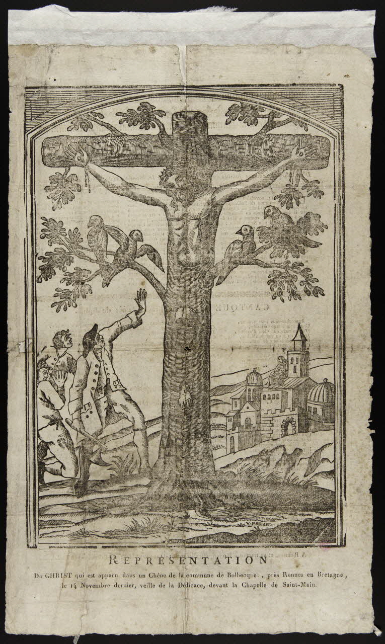 Pezant Vincent ; Bloquel-Gallier Charles imagerie ancienne REPRESENTATION  Du CHRIST Rouen 1807-1814 1939.1.15 Photo