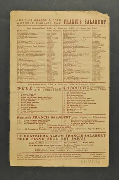 partition de musique petit format 1967.179.93 Photo Mucem