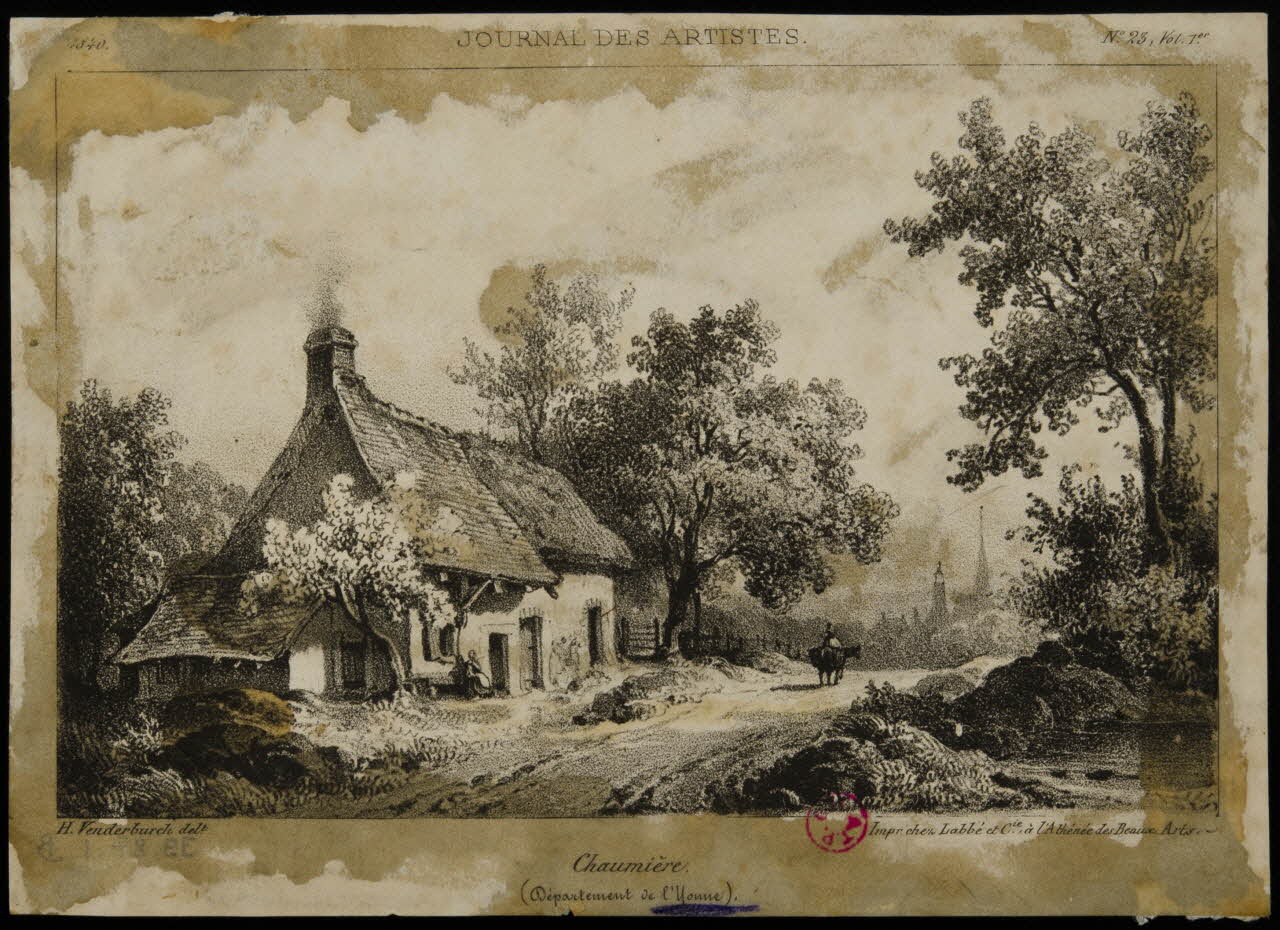 Venderburch H. ; Labbé estampe Chaumière. Paris 1840 1939.27.1 Photo