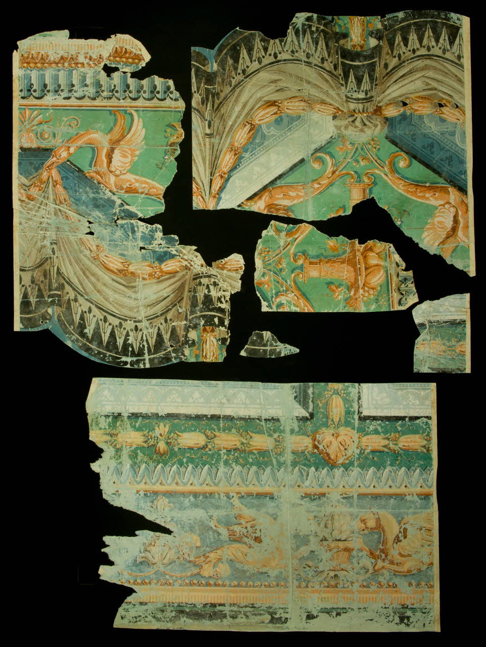 imagerie ancienne Papier peint 1939.8.1.1/5 Photo