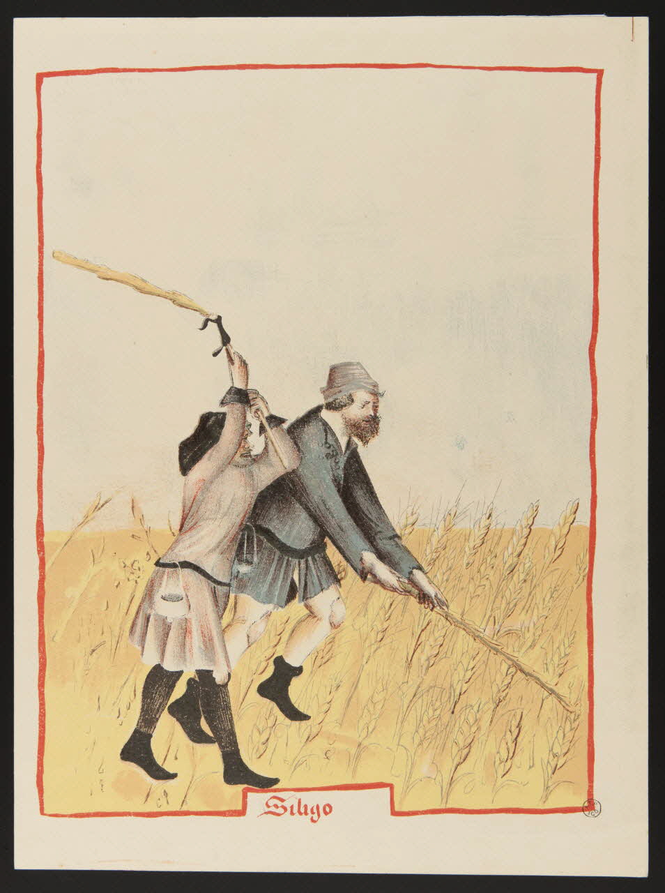 Hunot partie d'un ensemble d'estampes Siligo France 1938 1939.9.1 Photo