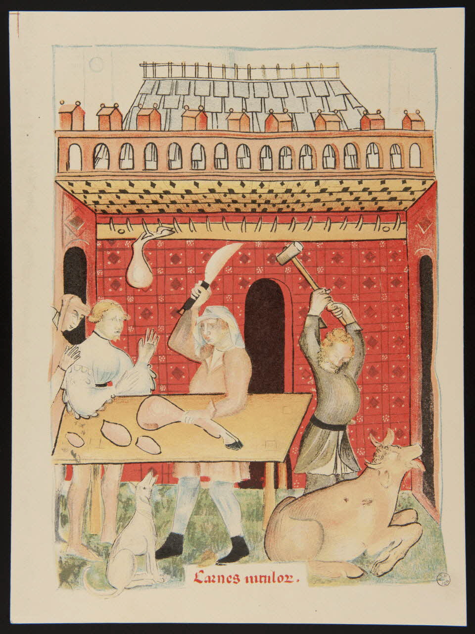 Hunot partie d'un ensemble d'estampes Carnes mailor. France 1938 1939.9.6 Photo