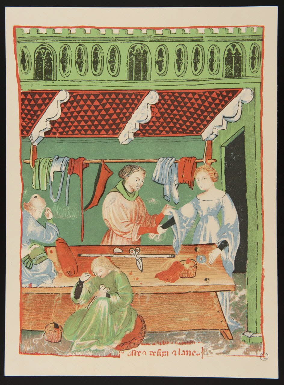 Hunot partie d'un ensemble d'estampes Arte de sita lane... France 1938 1939.9.7 Photo