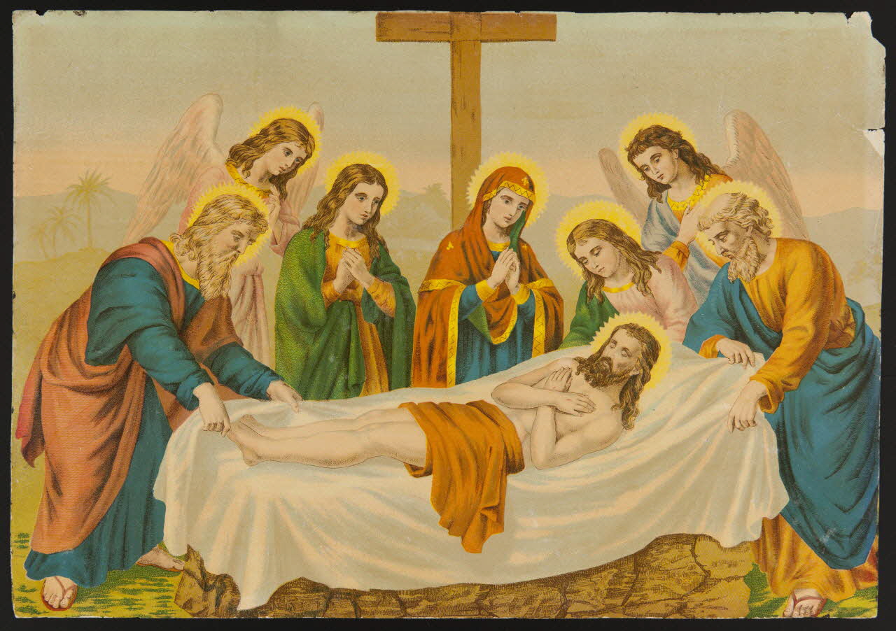 estampe Christ descendu de la croix France 1939 1939.90.1 Photo