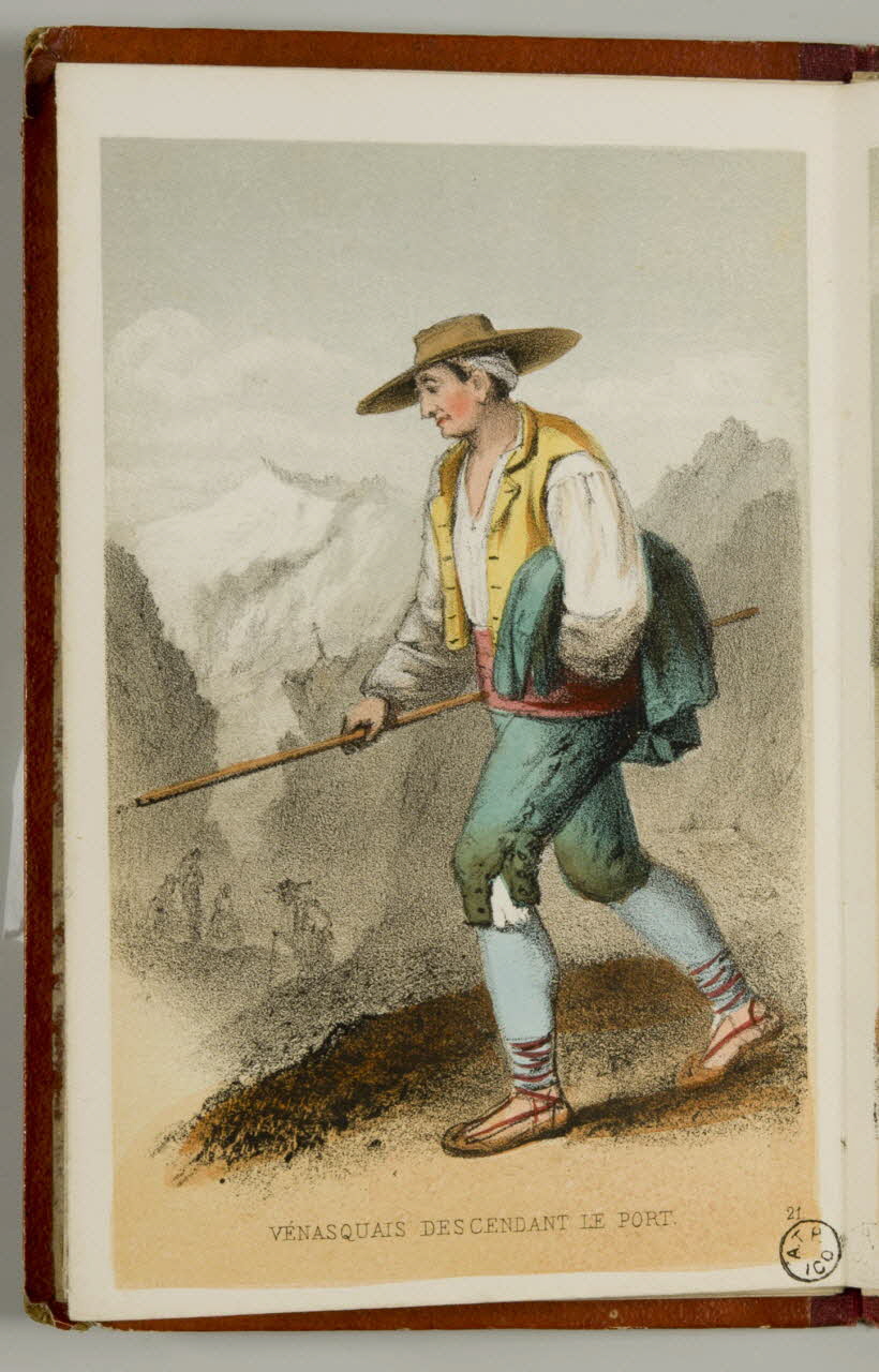 partie d'un ensemble d'estampes VENASQUAIS DESCENDANT LE PORT. 1941.21.24.9 Photo
