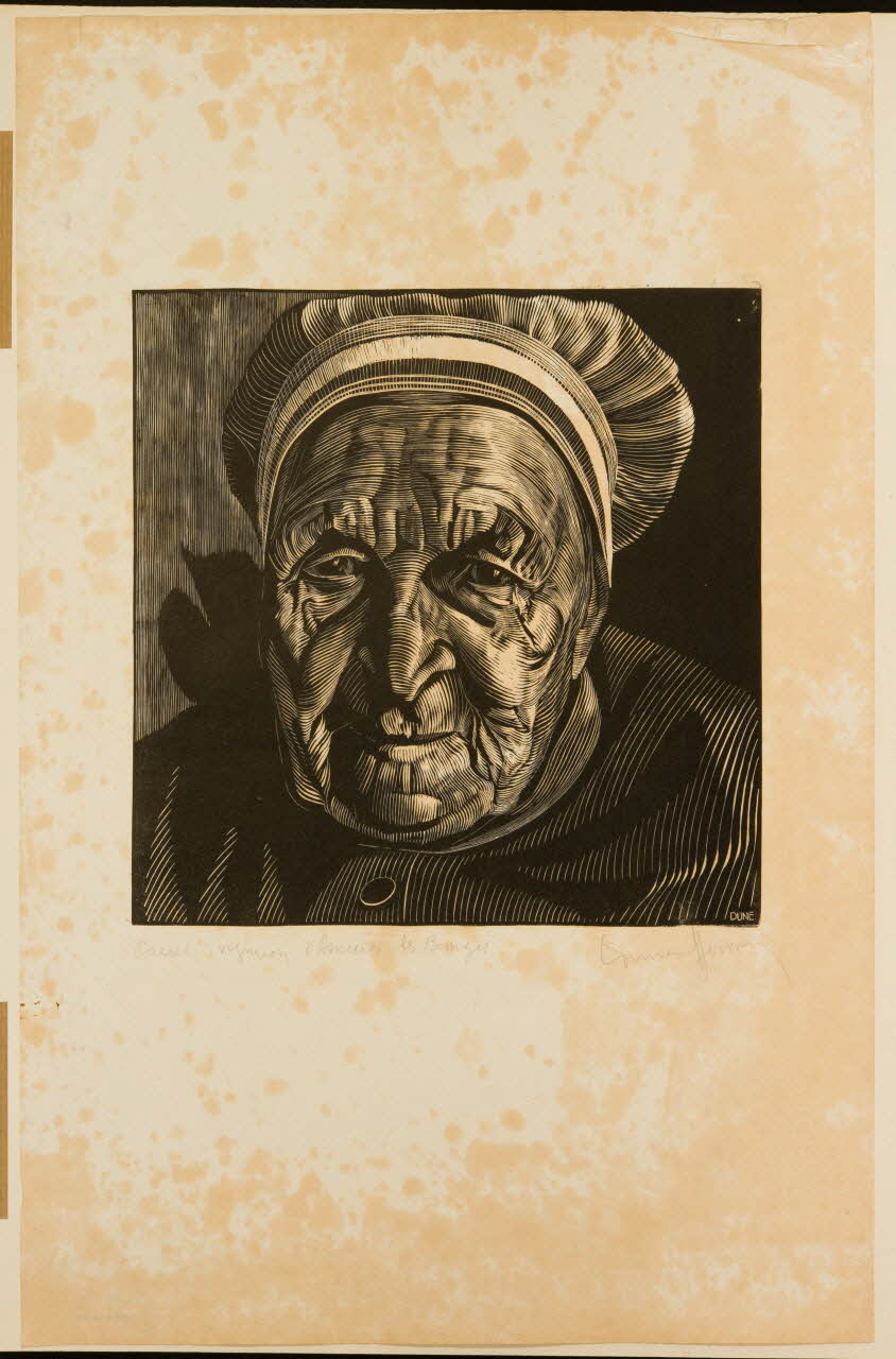 estampe Bresse, vigneron d'Asnières les Bourges 1942.12.3.2 Photo