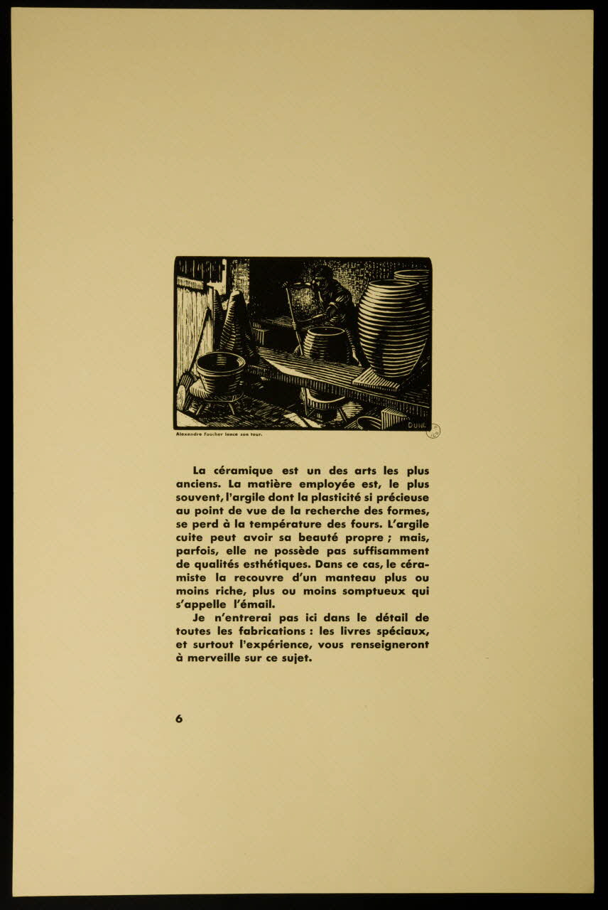 estampe Alexandre Foucher lance son tour. 1942.12.5.8 Photo