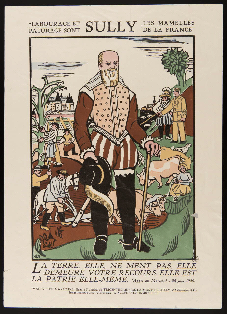 estampe SULLY Limousin, France 1941/12/22 1942.18.1 Photo