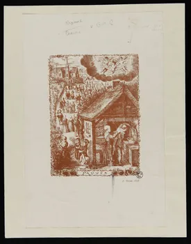 estampe ALLELUIA  ALLELUIA  PÂQUES 1942.21.1 Photo