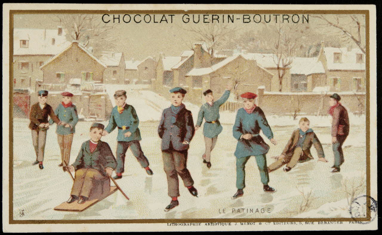 carte réclame LE PATINAGE 1942.26.113 Photo