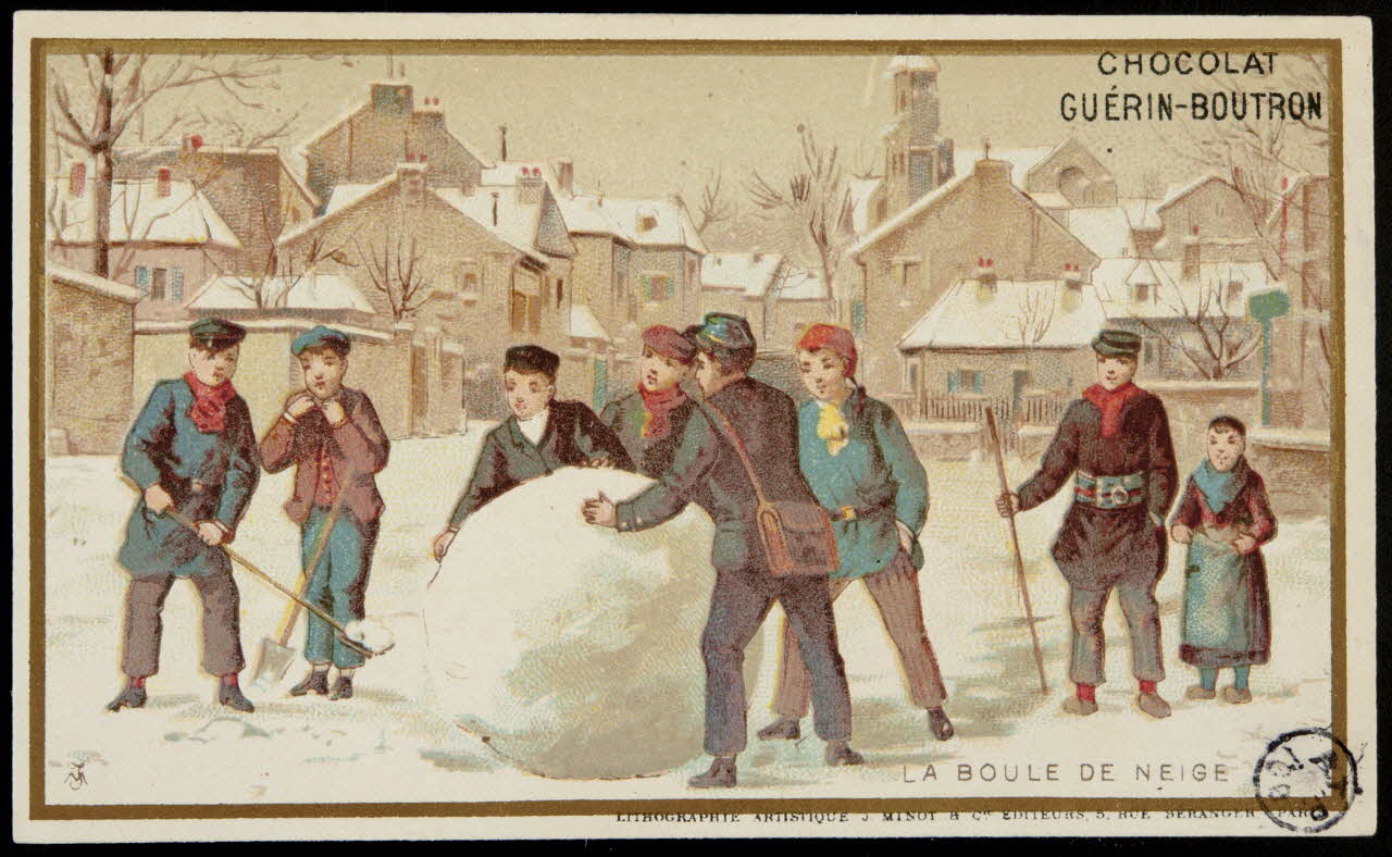 carte réclame LA BOULE DE NEIGE 1942.26.114  Photo
