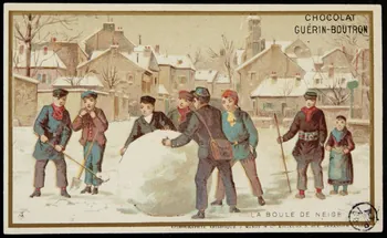 carte réclame LA BOULE DE NEIGE 1942.26.114 Photo