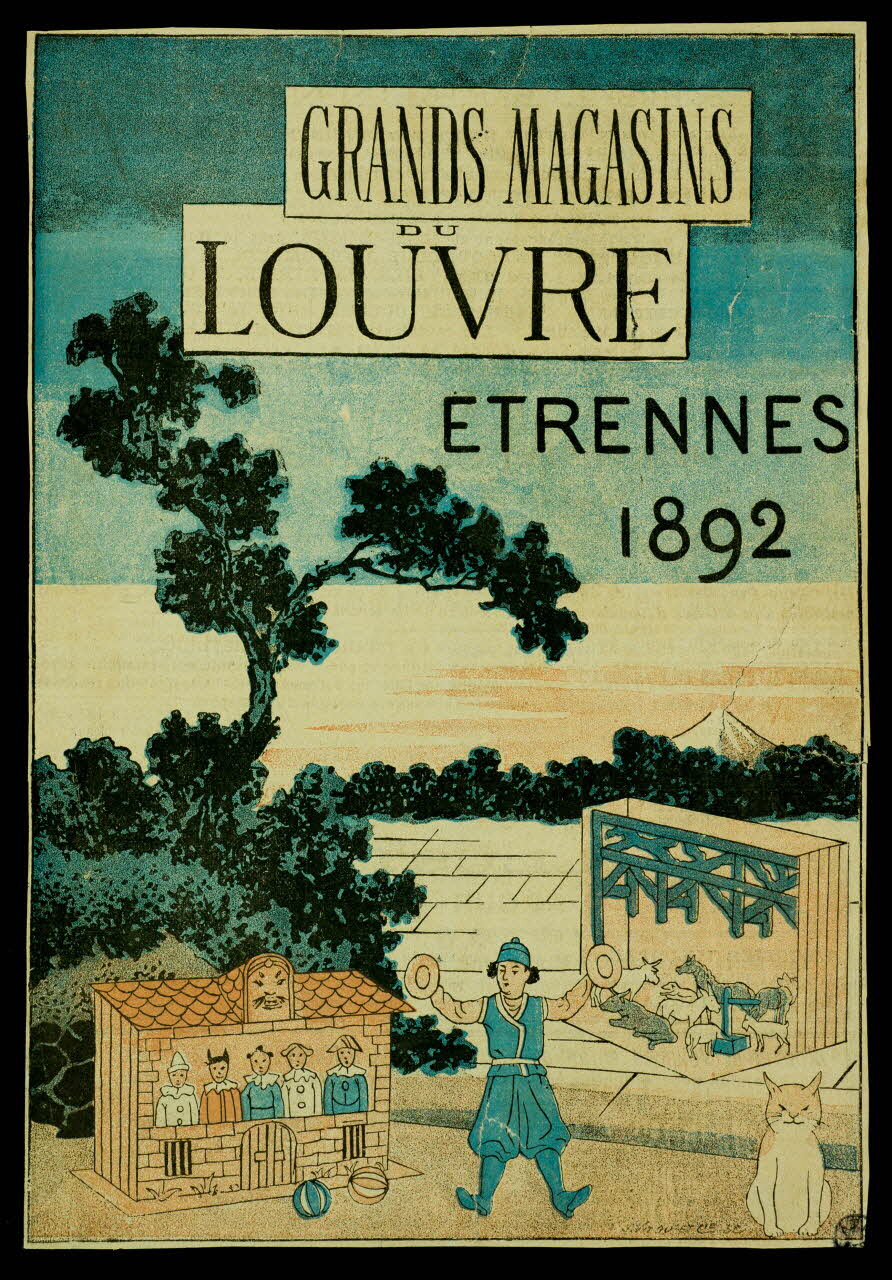 estampe GRANDS MAGASINS  DU  LOUVRE 1892 1942.26.121 Photo