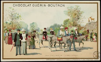carte réclame JARDIN D'ACCLIMATATION - LES ÂNES D'AFRIQUE 1942.26.137 Photo