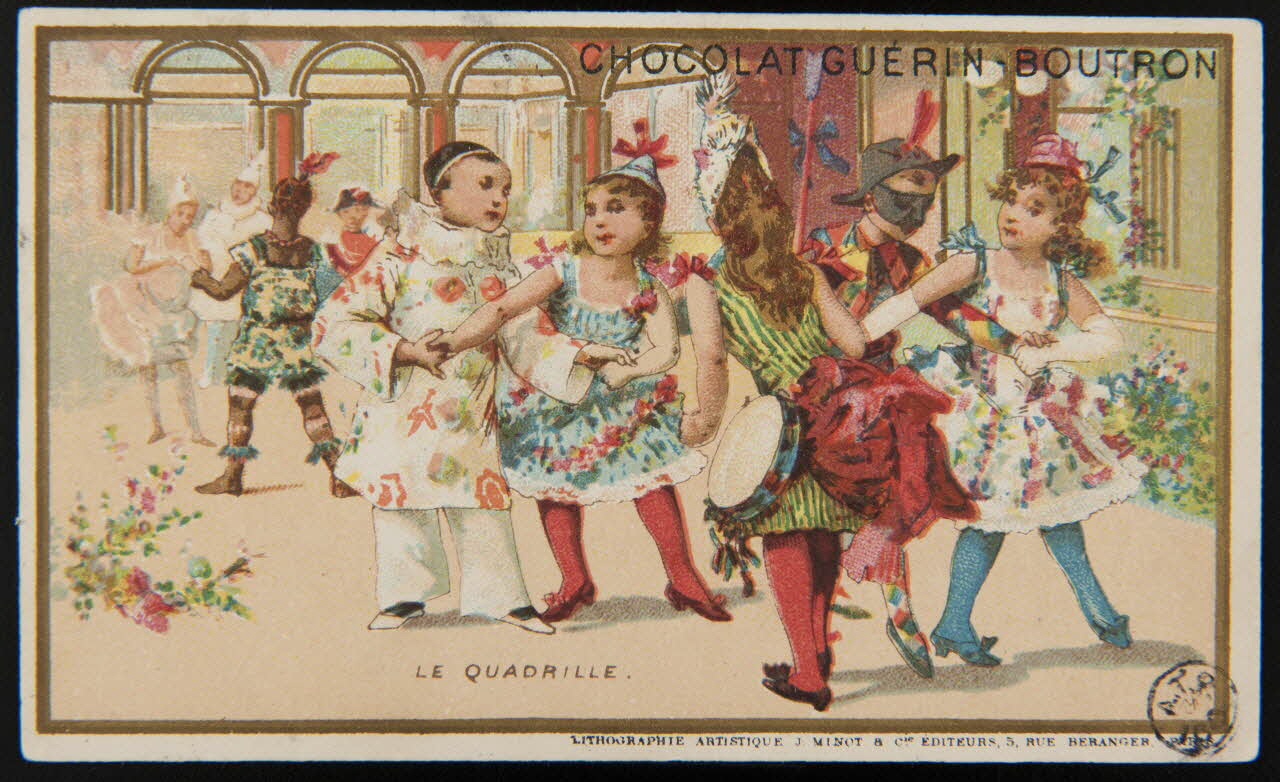 carte réclame LE QUADRILLE. 1942.26.141 Photo