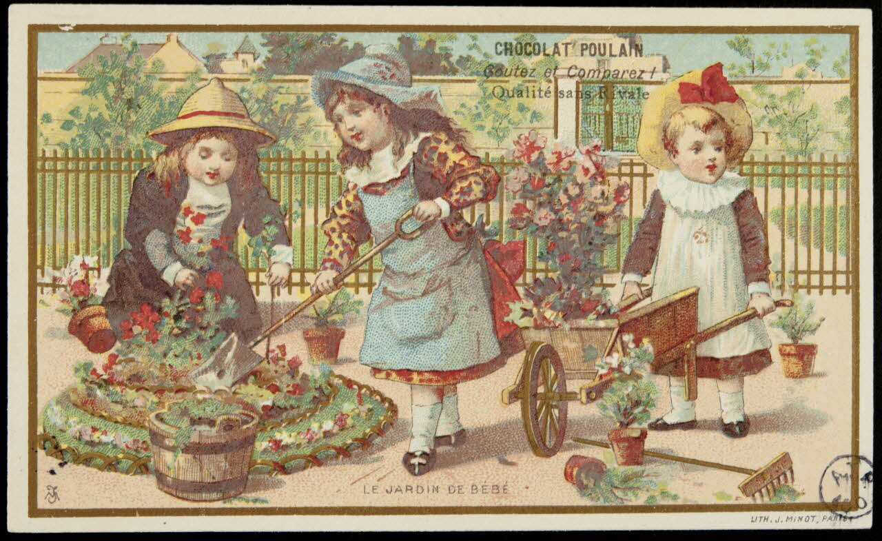 carte réclame LE JARDIN DE BEBE 1942.26.205 Photo