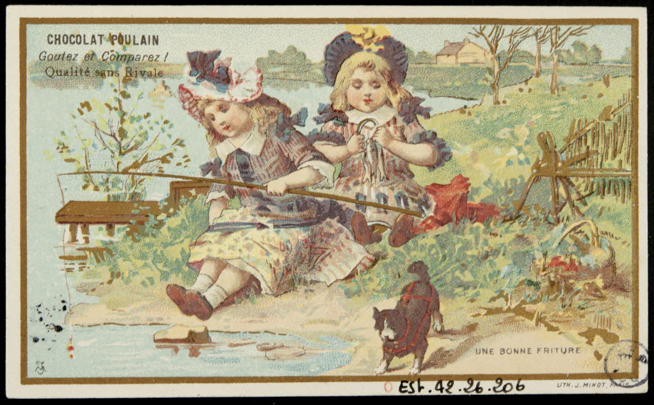 carte réclame UNE BONNE FRITURE 1942.26.206 Photo