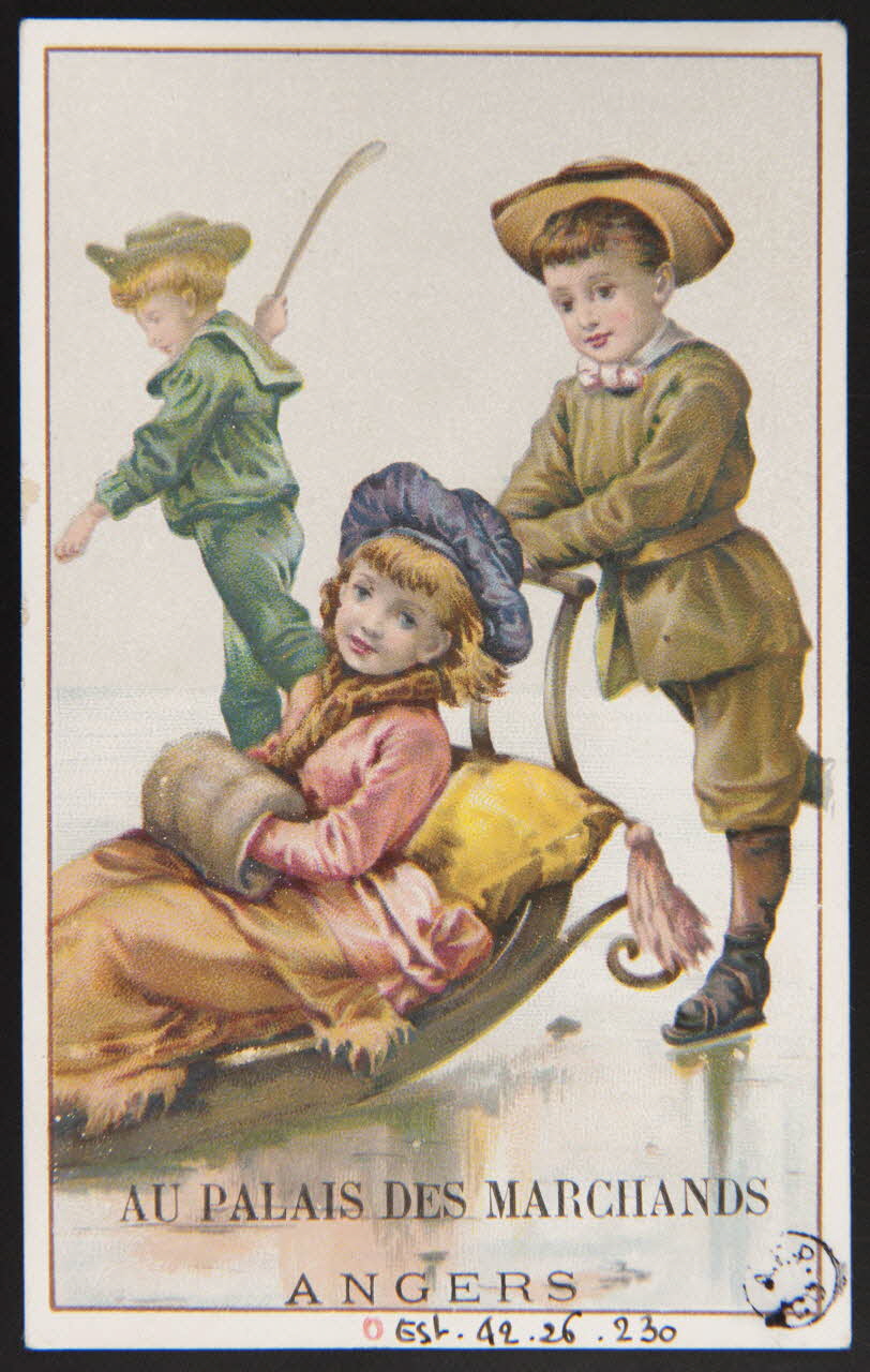 Gombert A. et Soeur carte réclame chromo Nord-Pas-de-Calais, France 1890-1914 1942.26.230 Photo