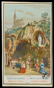 image pieuse GROTTE DE LOURDES 1942.26.311 Photo