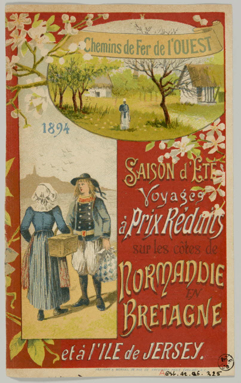 carte réclame Normande et Breton 1942.26.325 Photo