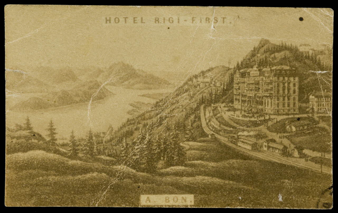 estampe HOTEL RIGI-FIRST. 1942.26.40 Photo