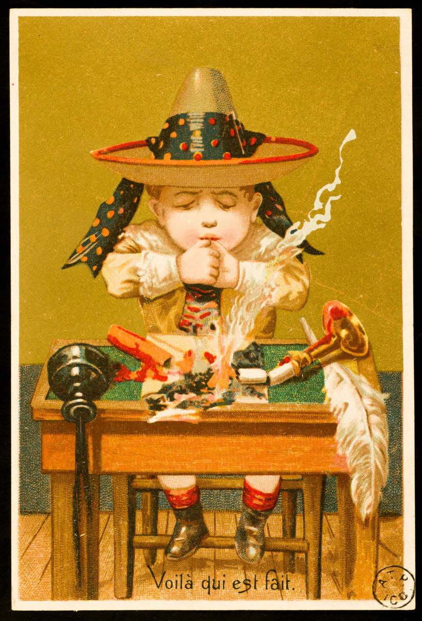 carte réclame Voilà qui est fait. 1942.26.408 Photo