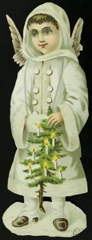 estampe Garçon ange en manteau d'hiver 1942.26.424 Photo