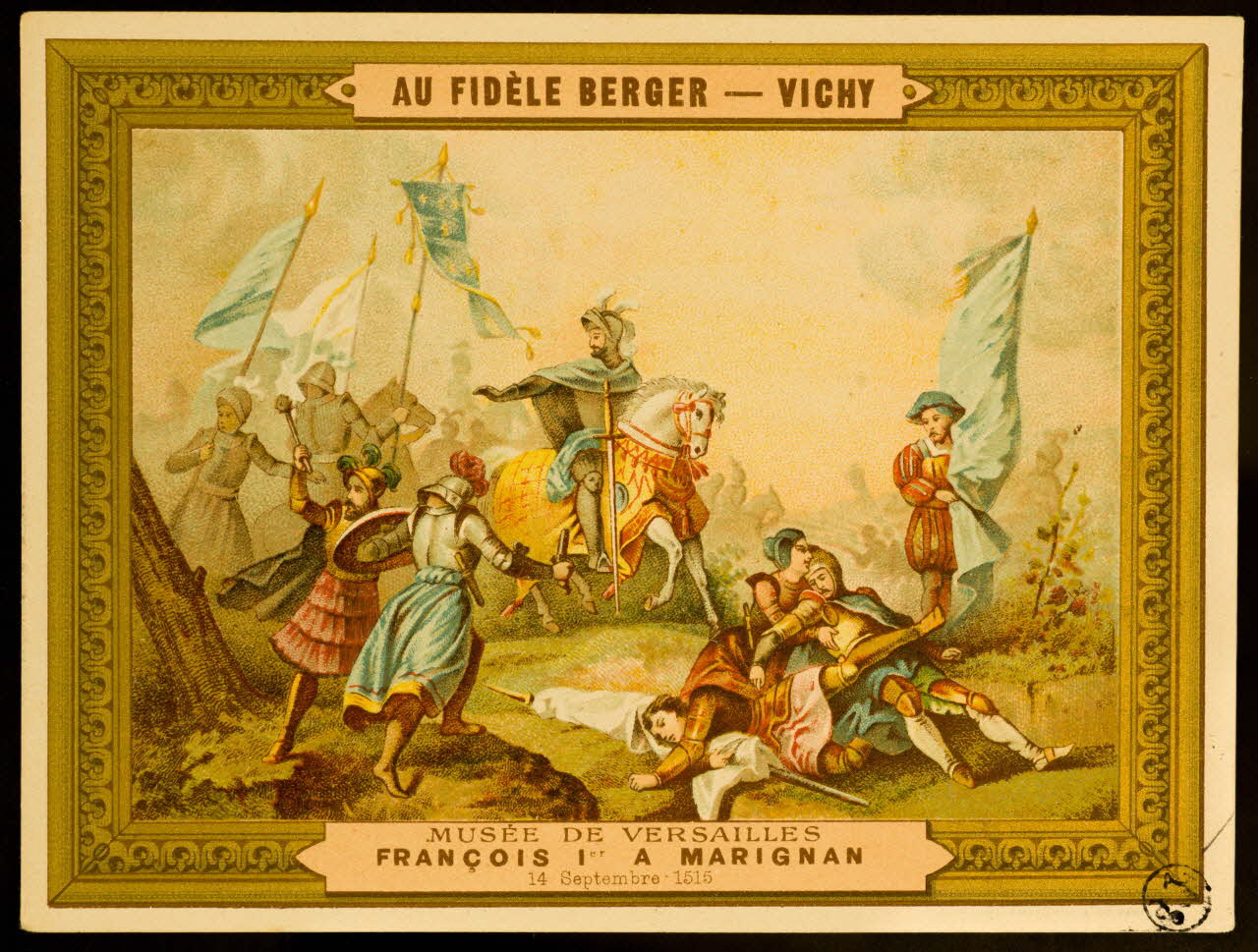 carte réclame FRANCOIS Ier A MARIGNAN 1942.26.463 Photo