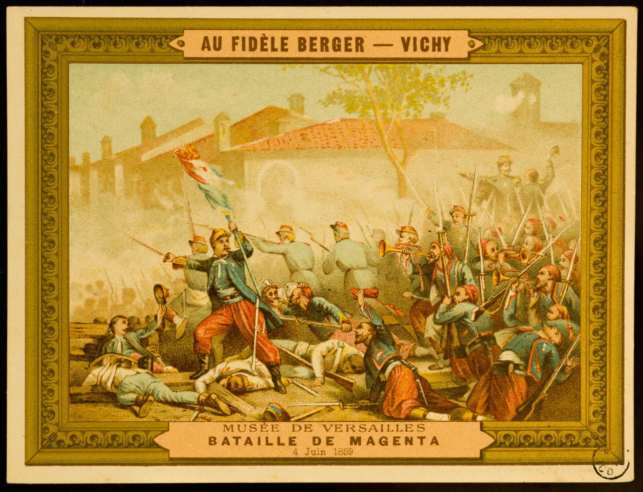 carte réclame BATAILLE DE MAGENTA 1942.26.469 Photo