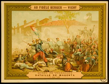 carte réclame BATAILLE DE MAGENTA 1942.26.469 Photo