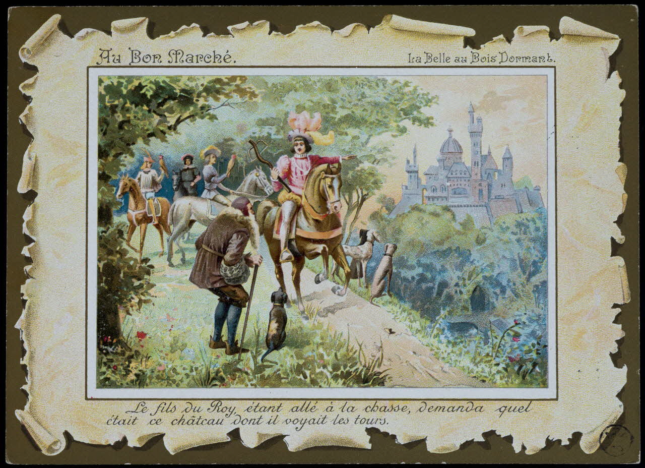 carte réclame La Belle au Bois Dormant. 1942.26.475 Photo